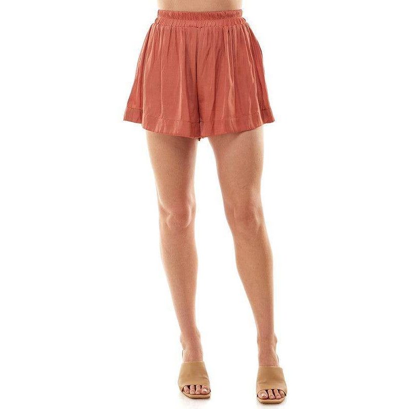 TCEC Pink Summer Shorts for Women with a Comfortable Elastic Waistband