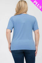 Women's Plus Size Basic Short Sleeve Shirts - VacationGrabs