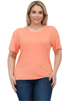 Women's Plus Size Basic Short Sleeve Shirts - VacationGrabs