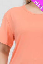 Women's Plus Size Basic Short Sleeve Shirts - VacationGrabs