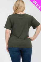 Women's Plus Size Basic Short Sleeve Shirts - VacationGrabs