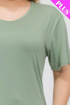 Women's Plus Size Basic Short Sleeve Shirts - VacationGrabs