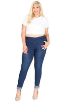 Plus Size High Waist Distressed Jeggings Pants - VacationGrabs