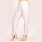 Plus Size High Waist Loose Fit Pants - VacationGrabs