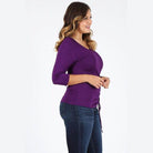 Plus Size Waist Tie Top - VacationGrabs