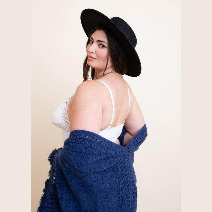 Plus Size Waistband Loop Lace Brami - VacationGrabs