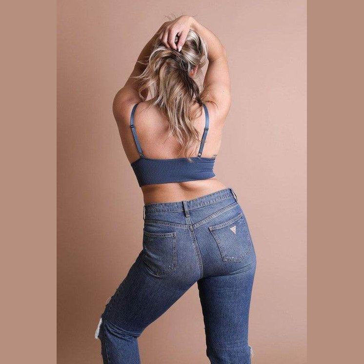 Plus Size Waistband Loop Lace Brami - VacationGrabs