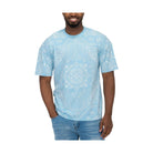 Powder Blue Bandana Print Tshirt - VacationGrabs