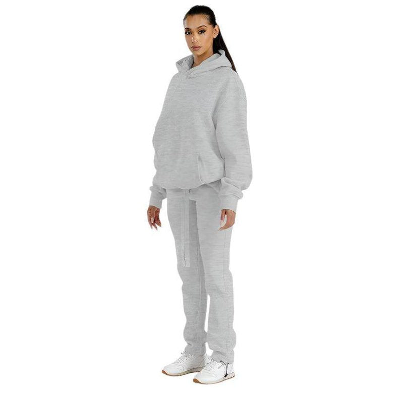Premium Cotton Blend Hoodie 2PC Set - VacationGrabs