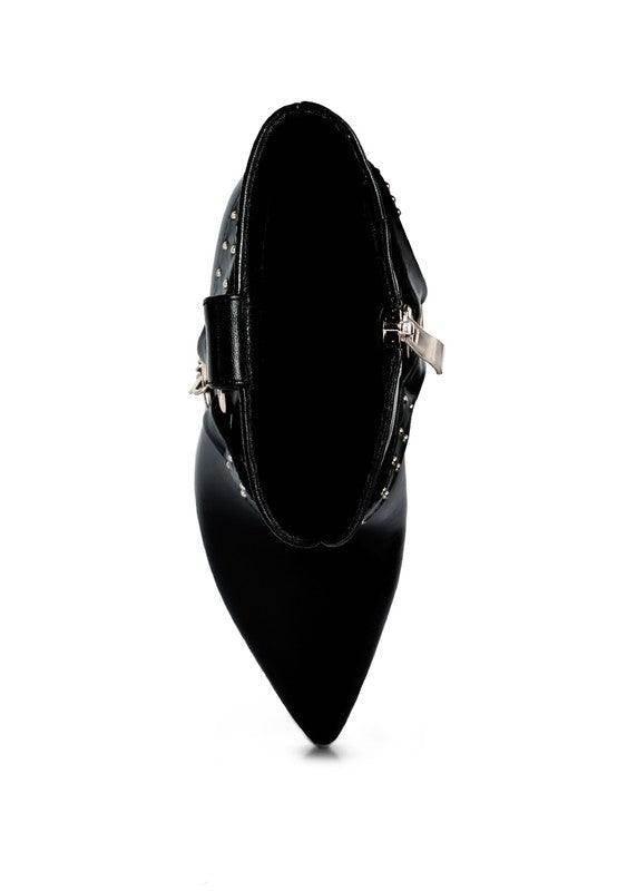 Pro Tip High Heeled Cult Ankle Boot - VacationGrabs