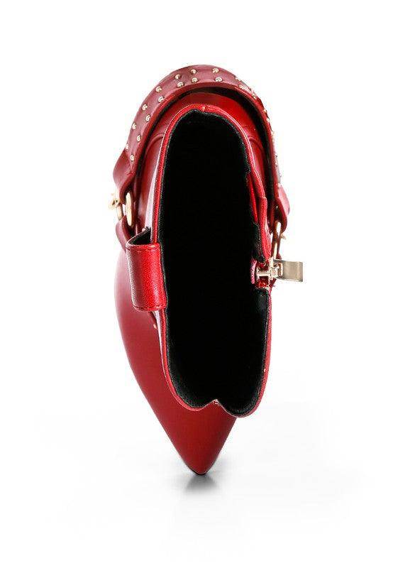 Pro Tip High Heeled Cult Ankle Boot - VacationGrabs