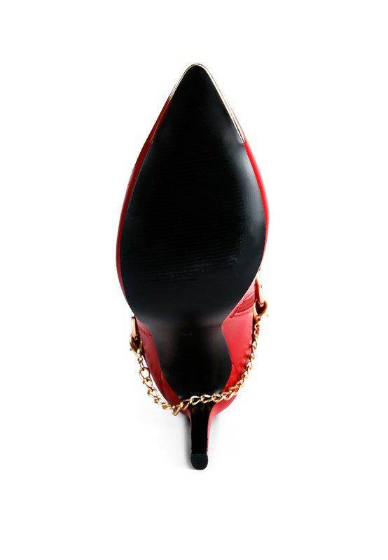 Pro Tip High Heeled Cult Ankle Boot - VacationGrabs