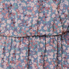 Puff Sleeve Faux Wrap Mini Dress With Ruffle - VacationGrabs