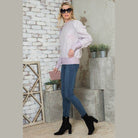 Andante USA Puff Sleeve Top for Casual Outings in Soft Pink, Paired with Jeans and Ankle Boots