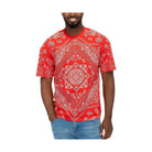 Red Bandana Print T-shirt - VacationGrabs