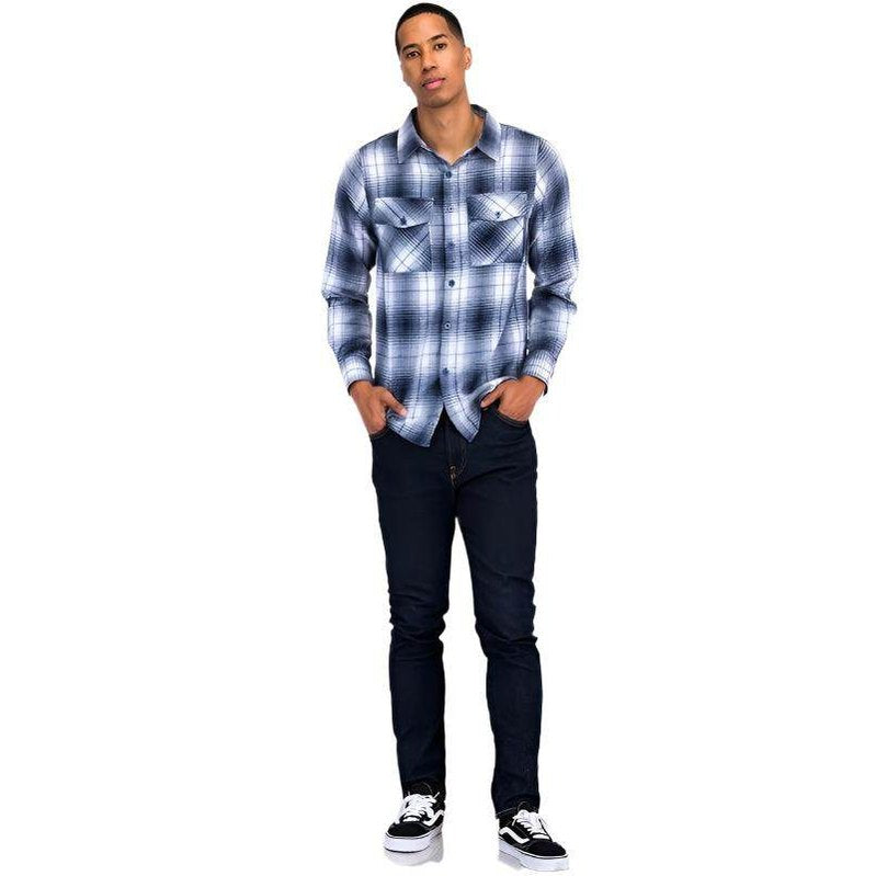 Checker Plaid Flannel Long Sleeve - VacationGrabs