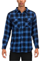 Mens Plaid Flannel Shirts Long Sleeve - VacationGrabs