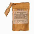 BeNat Sore Soak 4oz package with wooden scoop for a relaxing foot soak for colds