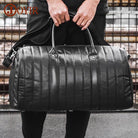 Retro Genuine Leather Duffel Bags Stylish Shoulder - VacationGrabs