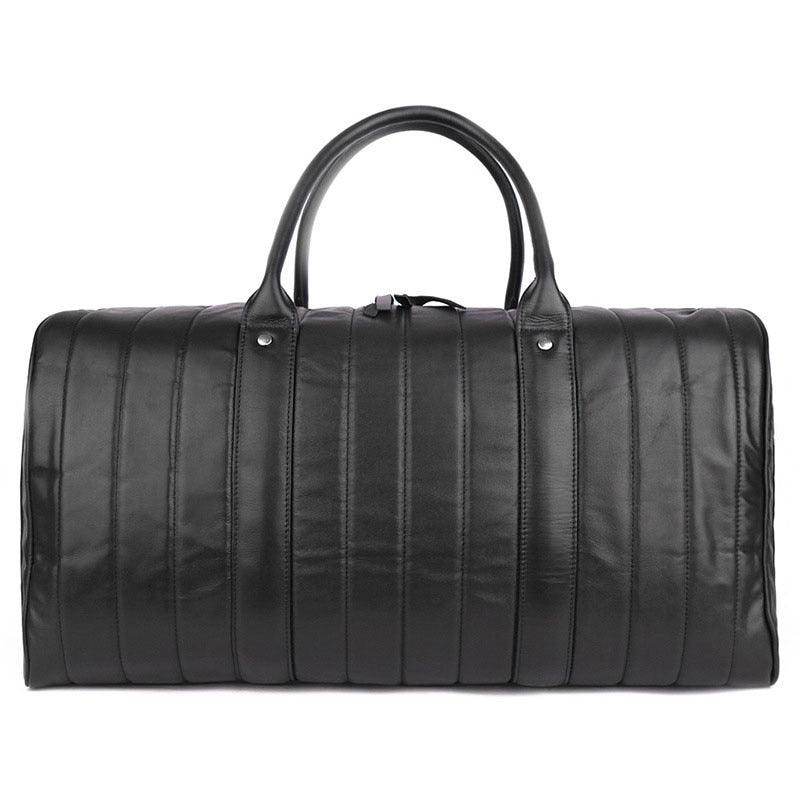 Retro Genuine Leather Duffel Bags Stylish Shoulder - VacationGrabs