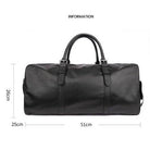 Retro Genuine Leather Duffel Bags Stylish Shoulder - VacationGrabs