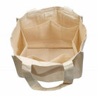 Reusable Organic Cotton Tote Mesh Bag w/6 Sleeves. - VacationGrabs