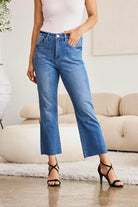 RFM Mini Mia Full Size Tummy Control High Waist Jeans - VacationGrabs