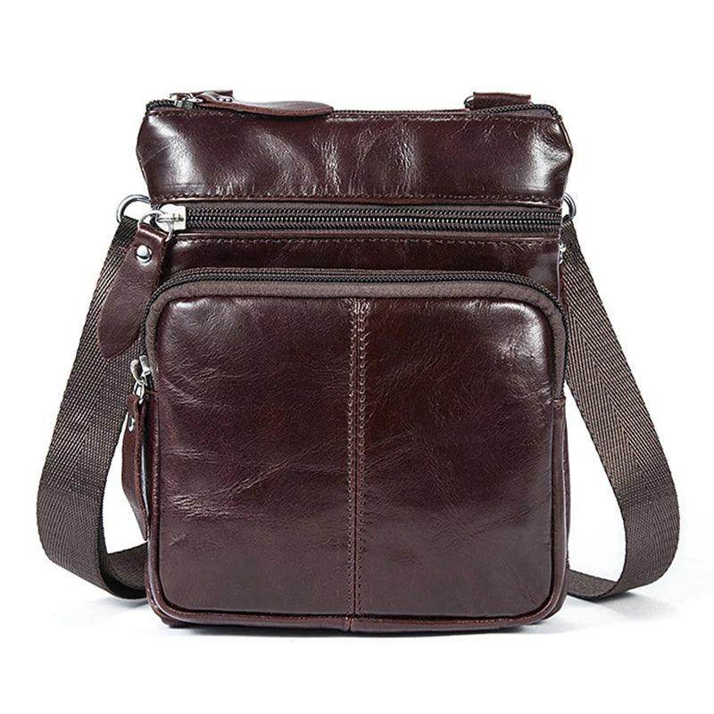 Rich Leather Small Shoulder Bags Phone Pouch Crossbody Bag - VacationGrabs