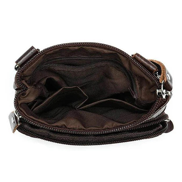 Rich Leather Small Shoulder Bags Phone Pouch Crossbody Bag - VacationGrabs