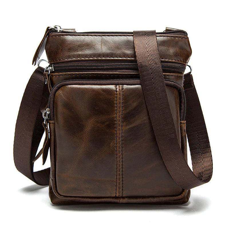 Rich Leather Small Shoulder Bags Phone Pouch Crossbody Bag - VacationGrabs