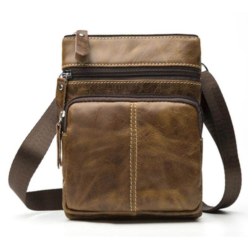Rich Leather Small Shoulder Bags Phone Pouch Crossbody Bag - VacationGrabs
