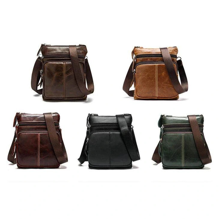 Rich Leather Small Shoulder Bags Phone Pouch Crossbody Bag - VacationGrabs