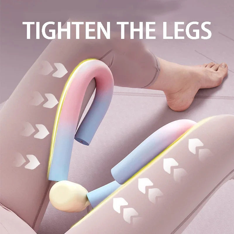 Thigh Master home fitness equipment for leg tightening in pastel colors