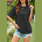 Round Neck Half Sleeve T-Shirt - VacationGrabs