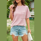 Round Neck Half Sleeve T-Shirt - VacationGrabs