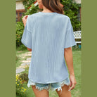 Round Neck Half Sleeve T-Shirt - VacationGrabs