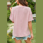 Round Neck Half Sleeve T-Shirt - VacationGrabs