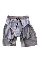 WEIV men's running shorts with zip pocket and inner mesh lining for comfort and convenience
