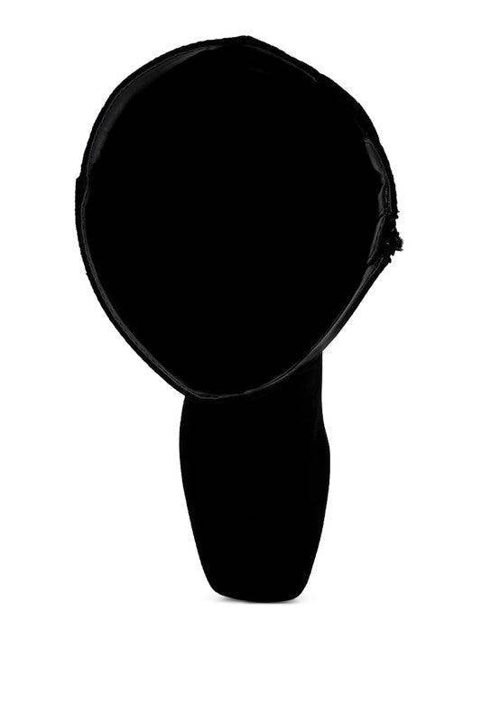 Ryo Calf-Length Micro Suede Boots - VacationGrabs