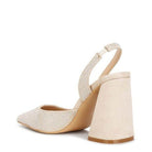 Saranna Rhinestone Embellished Suede Heel Sandals - VacationGrabs