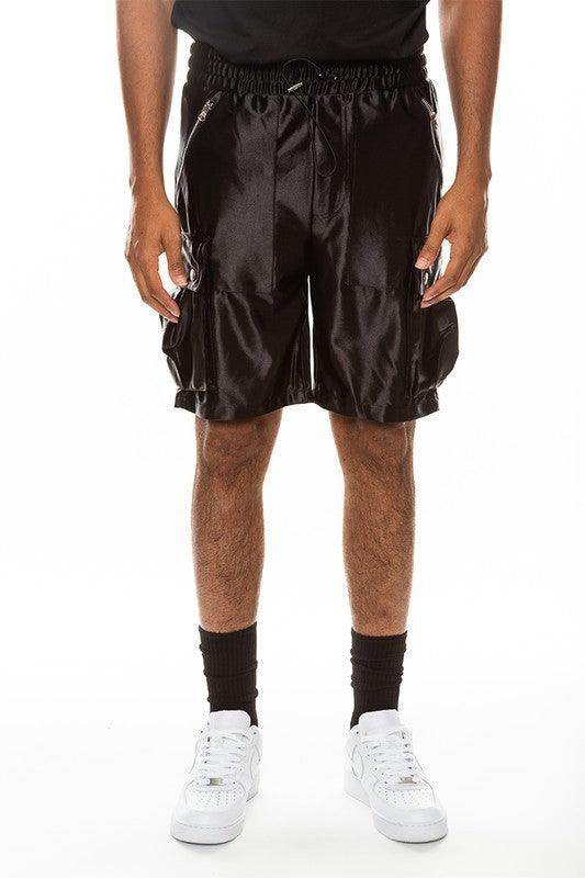 Satin Street Cargo Shorts - VacationGrabs