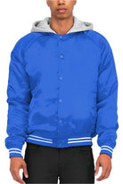 Satin Varsity Bomber Jacket - VacationGrabs
