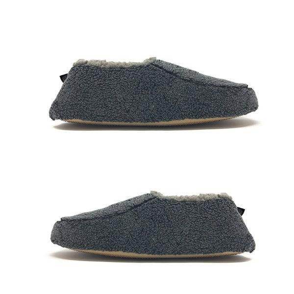 Sherpa Black - Men's Cozy Sherpa House Slippers - VacationGrabs