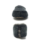 Sherpa Black - Men's Cozy Sherpa House Slippers - VacationGrabs