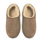 Sherpa Tan - Men's Cozy Sherpa House Slippers - VacationGrabs