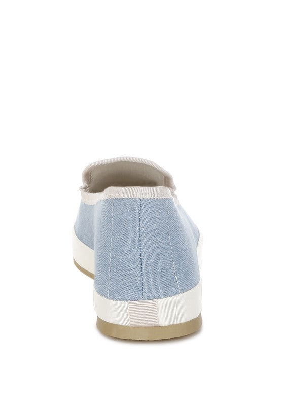 Rag Company women's blue canvas sneakers for casual wear