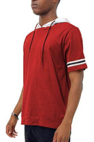 Short Sleeve Hooded Shirt - VacationGrabs