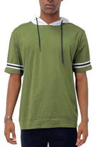 Short Sleeve Hooded Shirt - VacationGrabs