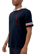 Short Sleeve Hooded Shirt - VacationGrabs