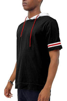Short Sleeve Hooded Shirt - VacationGrabs